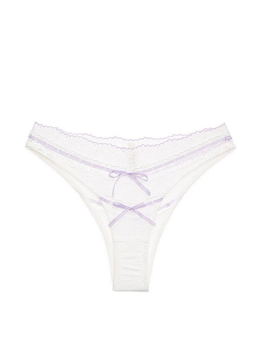 New! For Love And Lemons Swirl Eyelet Panty white 34312